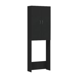 VidaXL Waschmaschinenschrank schwarz B/H/T: ca. 64x190x25,5…