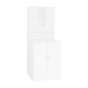 VidaXL Waschmaschinenschrank weiß B/H/T: ca. 71x181,5x71,5…