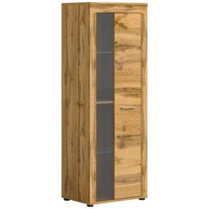 Vitrine Jam Eiche Wotan Nachbildung B/H/T: ca. 60x159x35 cm