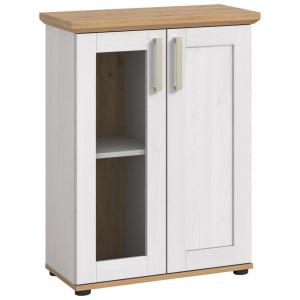 Vitrinenschrank VERONA Lärche Nachbildung Eiche Nachbildung…