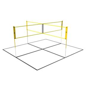 Volleyball/Badminton Netz schwarz