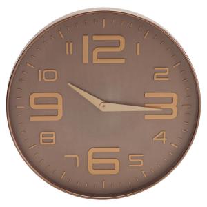 Wanduhr braun