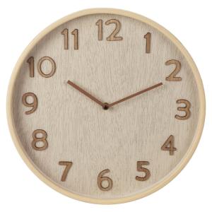 Wanduhr hellbraun