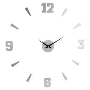 Wanduhr silber