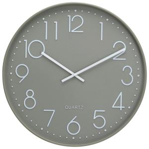 Wanduhr weiß B/H/L: ca. 53x5,4x54 cm