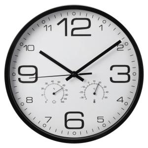 Wanduhr weiß D: ca. 31 cm