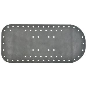 Wanneneinlage anthrazit Kunststoff