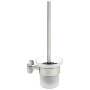 WC-Bürste Milano Edelstahloptik glasklar Edelstahl