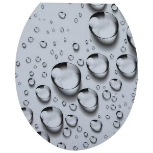 WC-Sitz grau Duroplast