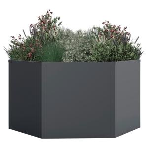 Westmann Hochbeet Varia anthrazit Metall B/H/L: ca. 100x52x…