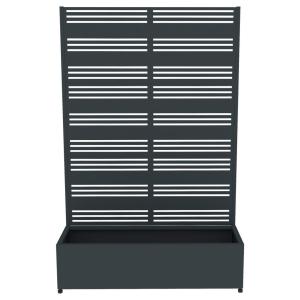 Westmann Pflanzkasten Dekora anthrazit Stahl B/H/L: ca. 120…