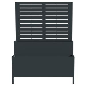 Westmann Pflanzkasten Dekora anthrazit Stahl B/H/L: ca. 90x…