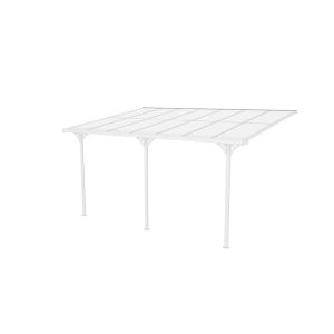 Westmann Terrassenüberdachung Bruce weiß Aluminium B/H/L: c…