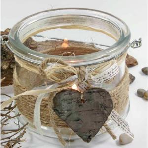 Windlicht klar Glas B/H/L: ca. 13x13x13 cm