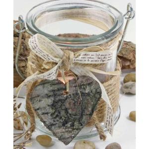 Windlicht natur Glas