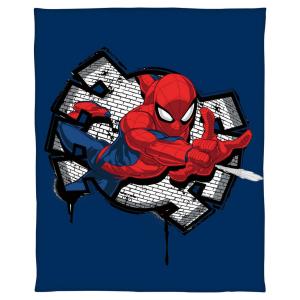 Wohndecke Spiderman Multi Polyester B/L: ca. 130x170 cm