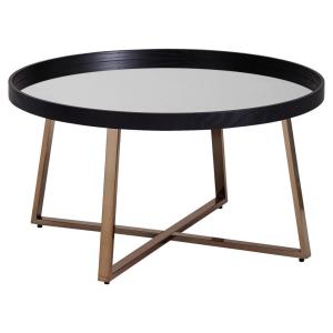 Wohnling Couchtisch schwarz B/H/T: ca. 78x42x78 cm