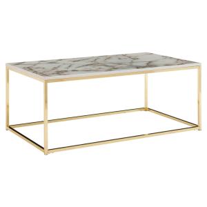 Wohnling Couchtisch weiß B/H/T: ca. 60x40x100 cm