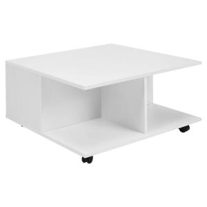 Wohnling Couchtisch weiß Holzwerkstoff B/H/T: ca. 70x36,5x7…