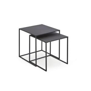 xonox.home Couchtisch 2er Set schwarz B/H/T: ca. 38x41x38 cm