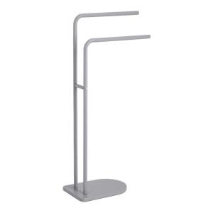 Zeller Handtuchhalter grau Metall B/H/L: ca. 20,5x86x41 cm
