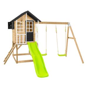 Zwerkules Spielhaus Holli natur B/H/L: ca. 370x224x352 cm