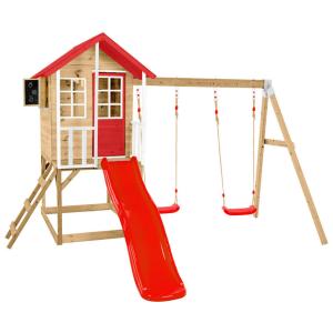 Zwerkules Spielhaus Lolla grau B/H/L: ca. 370x224x352 cm