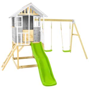 Zwerkules Spielhaus Valli grau B/H/L: ca. 370x224x352 cm